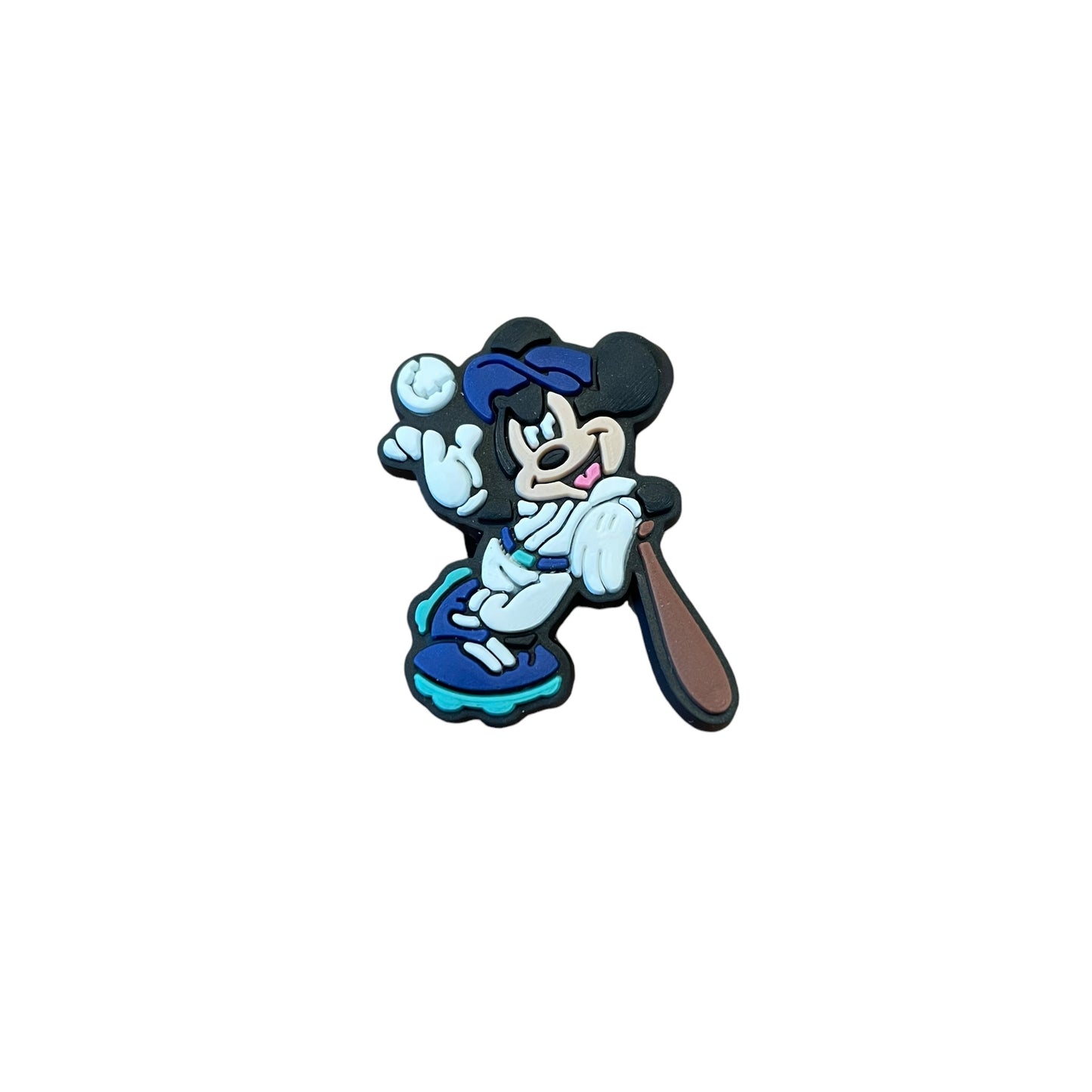 Baseball Mouse Croc Charm
