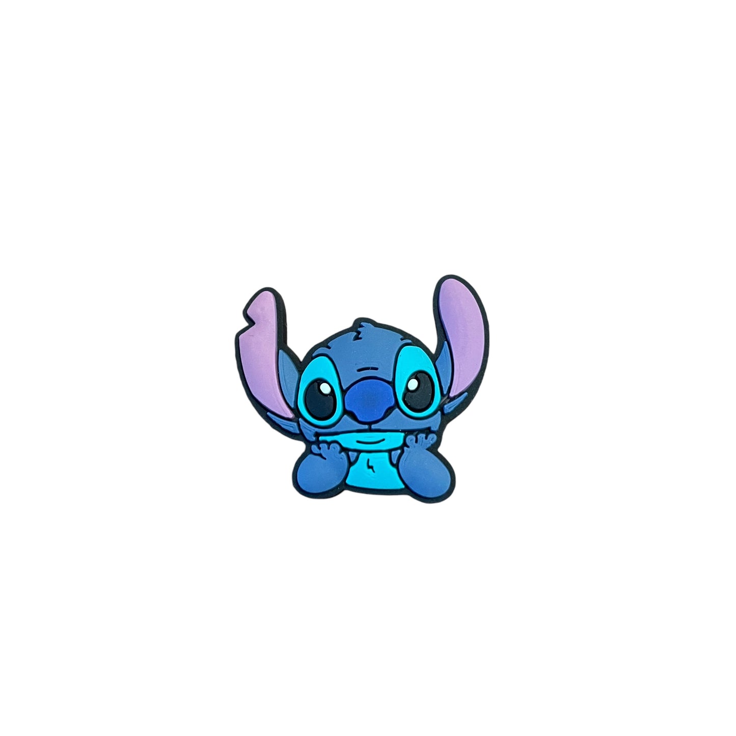 Blue Alien Croc Charm