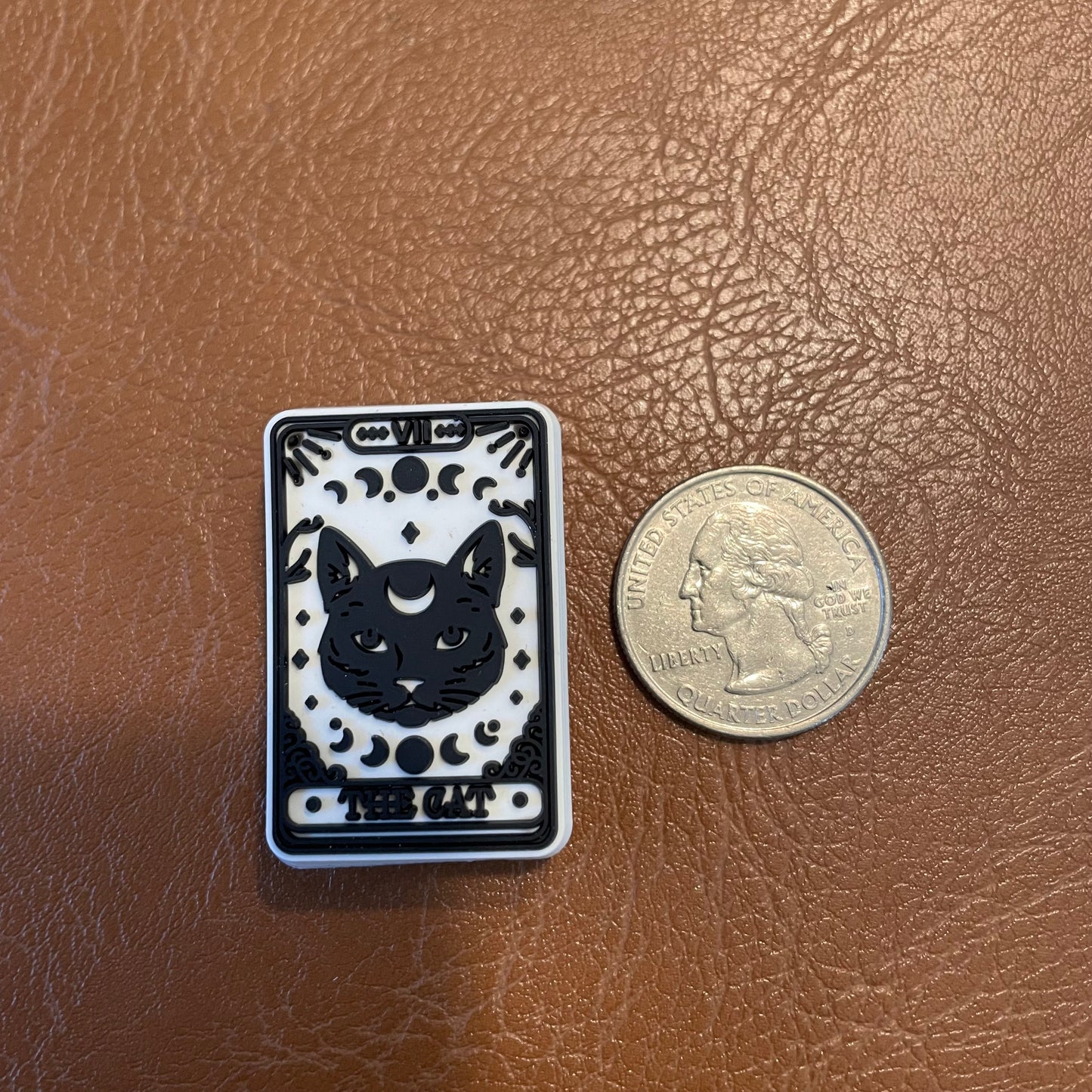 The Cat Tarot Card Croc Charm
