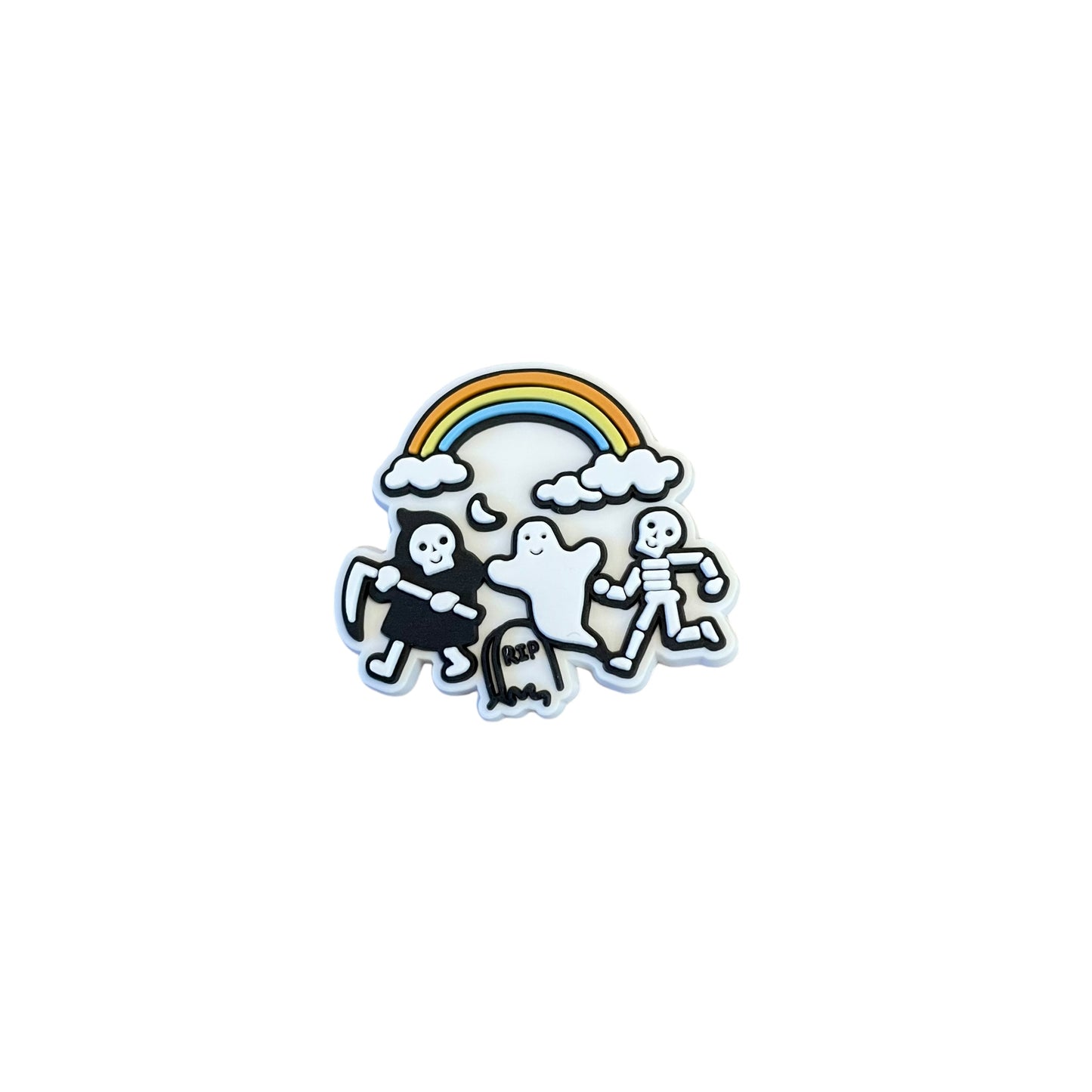 Death Rainbow Croc Charm
