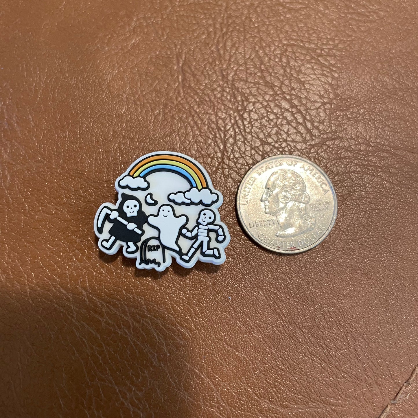 Death Rainbow Croc Charm