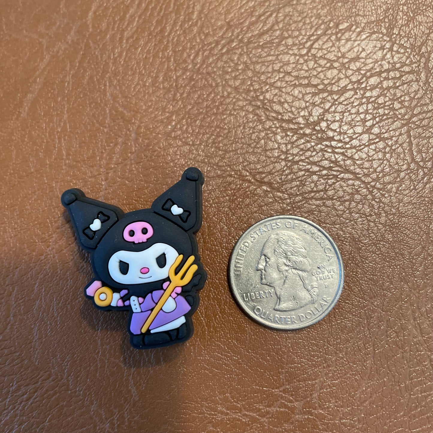 Kuromi Croc Charm