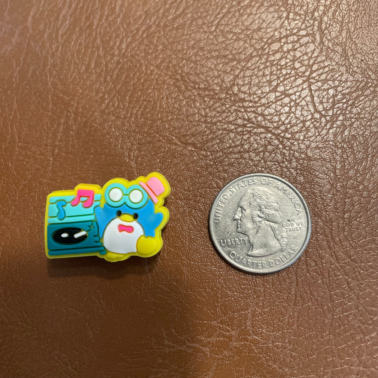 Tuxedo Penguin Kitty Friend Croc Charm