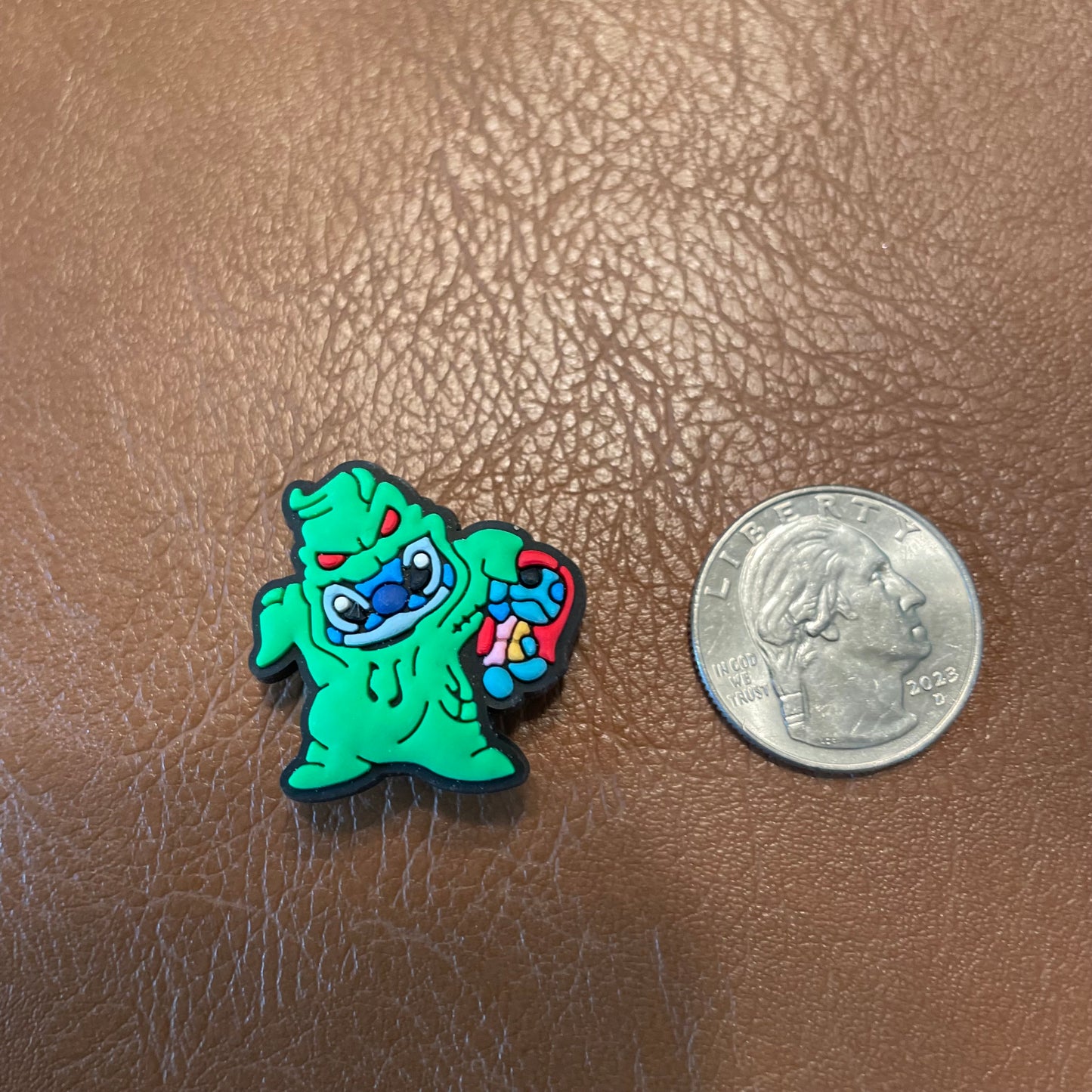 Stitch Oogie Halloween Croc Charm