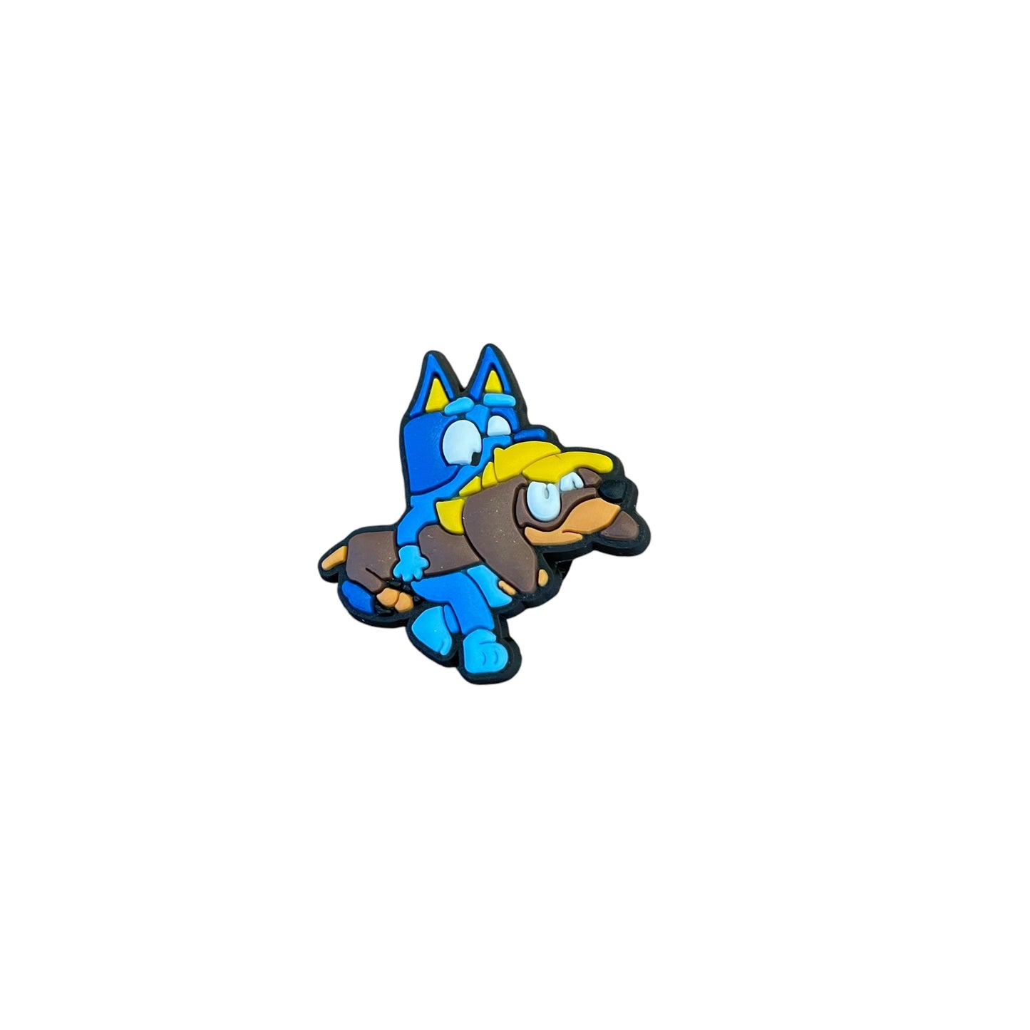 Blue Dog & Wiener Dog Playing