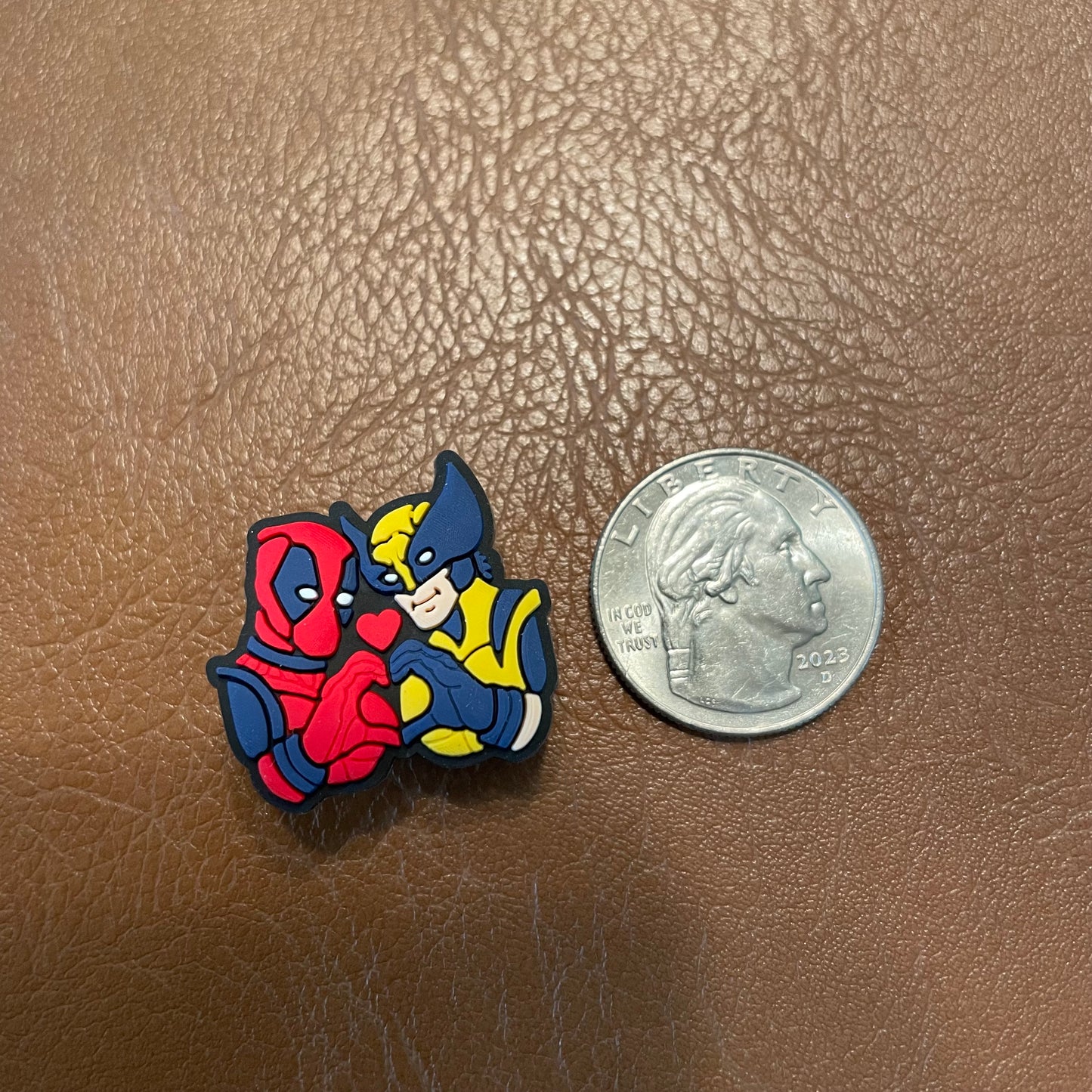 Wolverine & DeadP0ol Croc Charm
