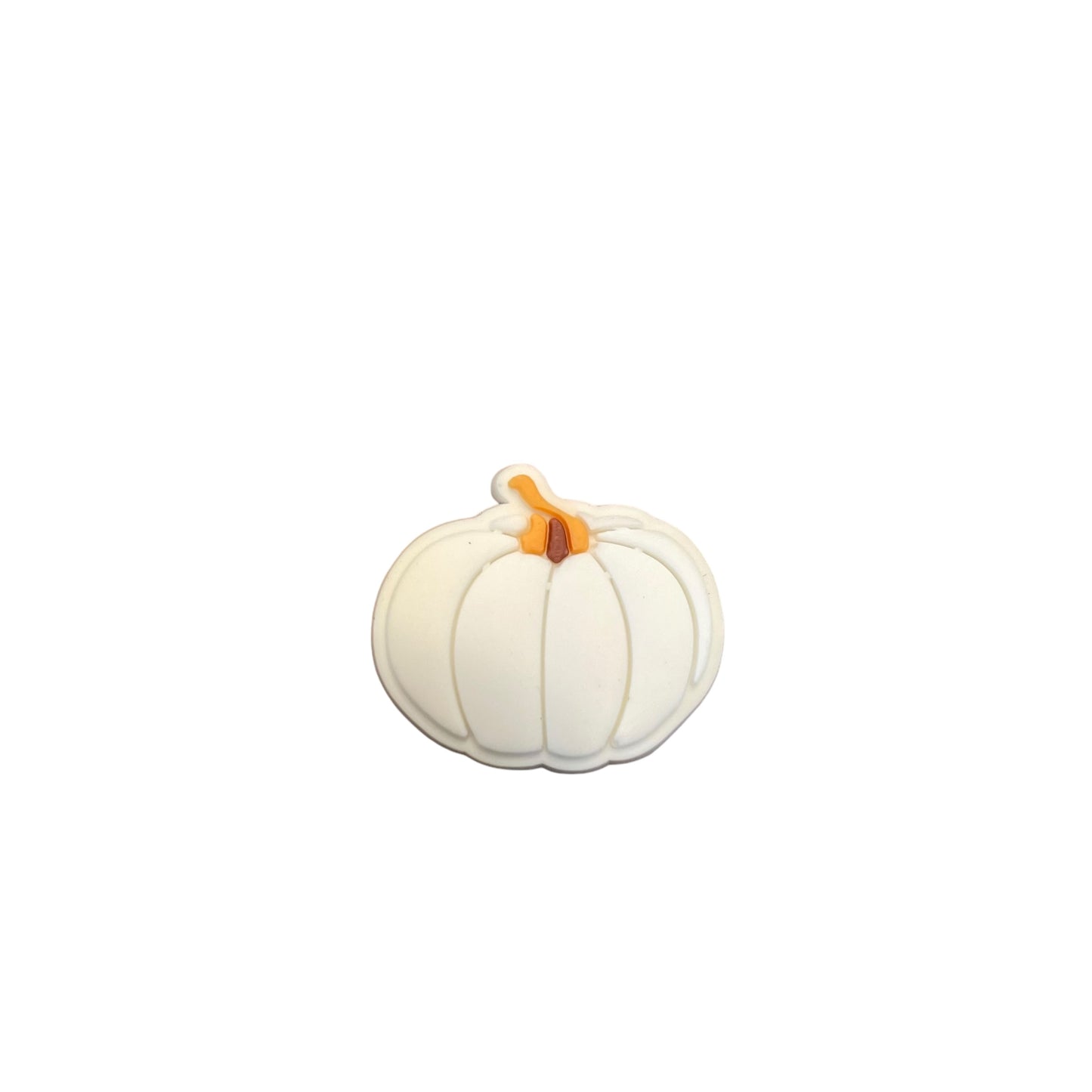 White Pumpkin Croc Charm