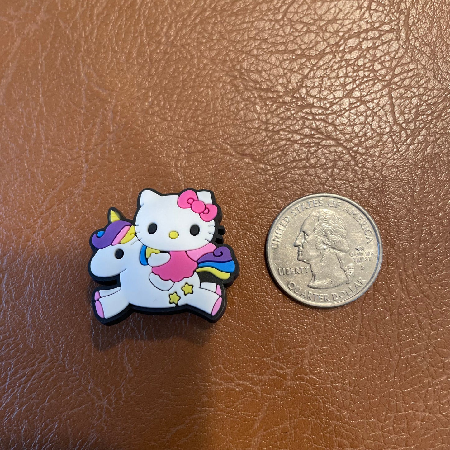 Unicorn & Kitty Croc Charm