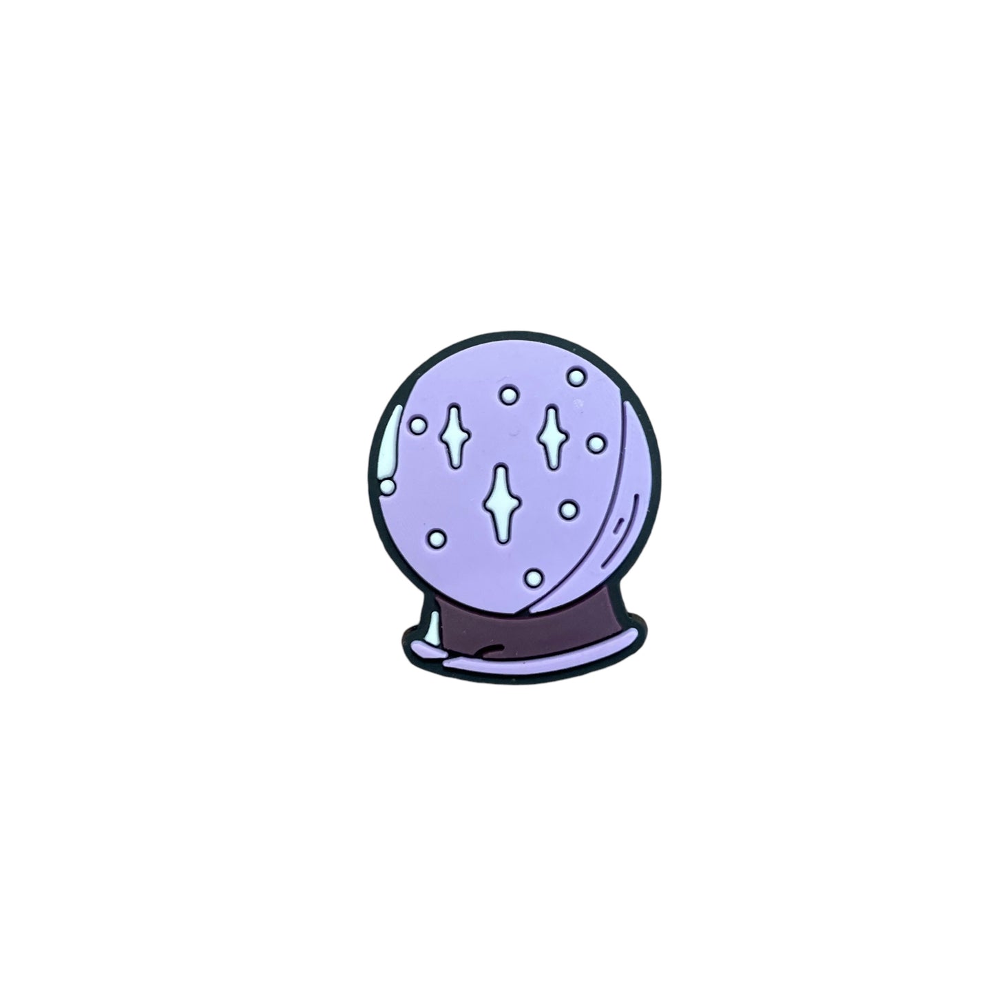 Crystal Ball Croc Charm