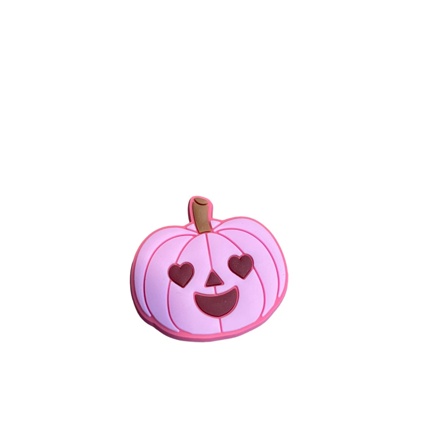 Pink Jack-O’-Lantern Croc Charm