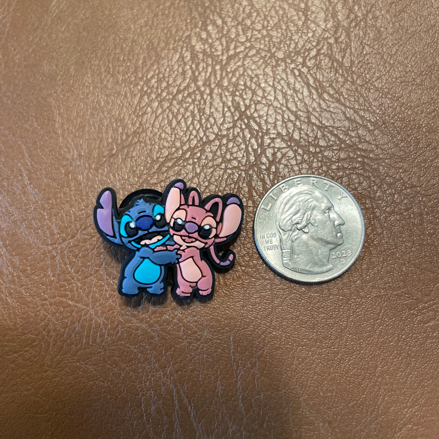 Blue & Pink Alien Croc Charm