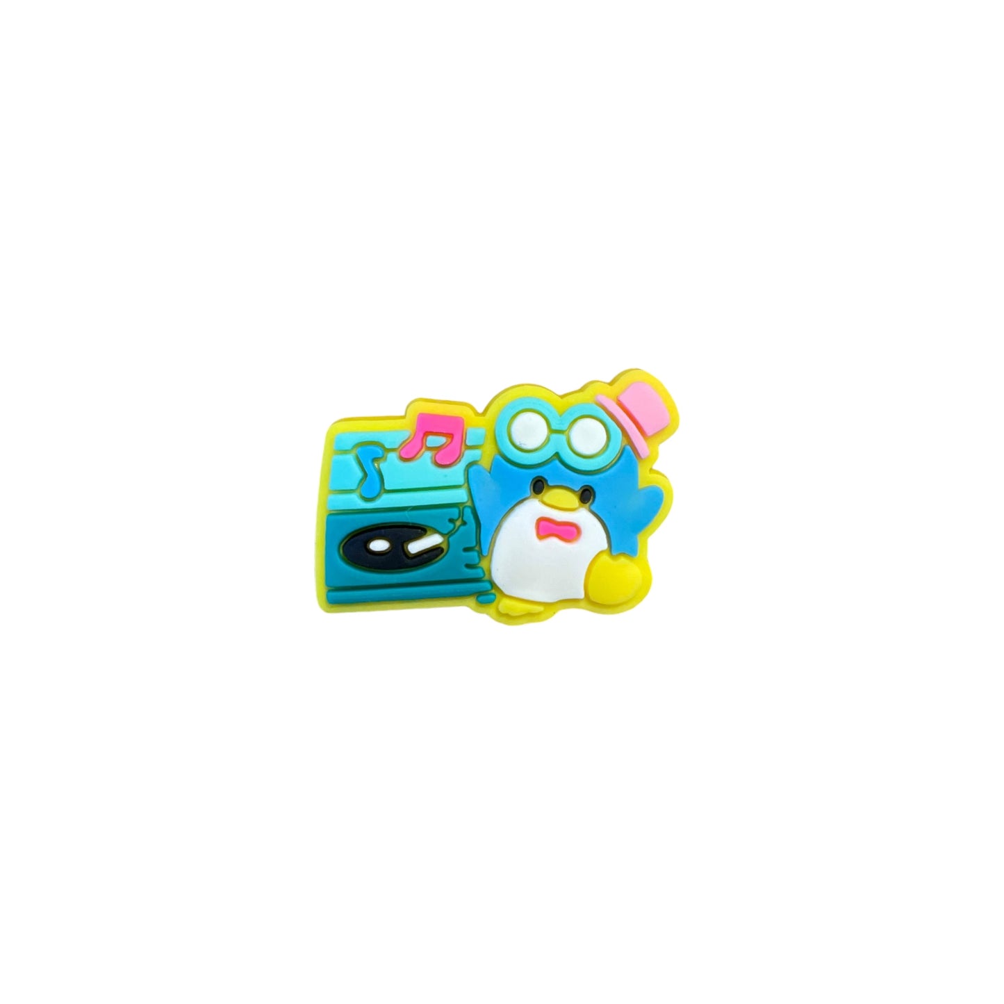 Tuxedo Penguin Kitty Friend Croc Charm