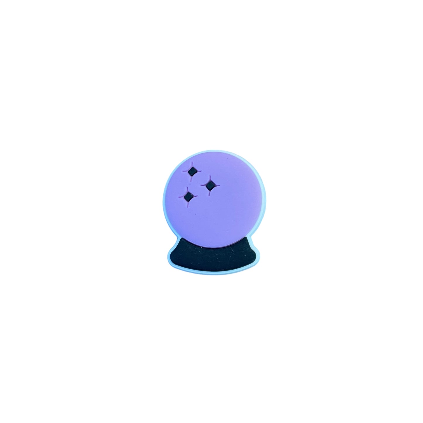 Crystal Ball Croc Charm