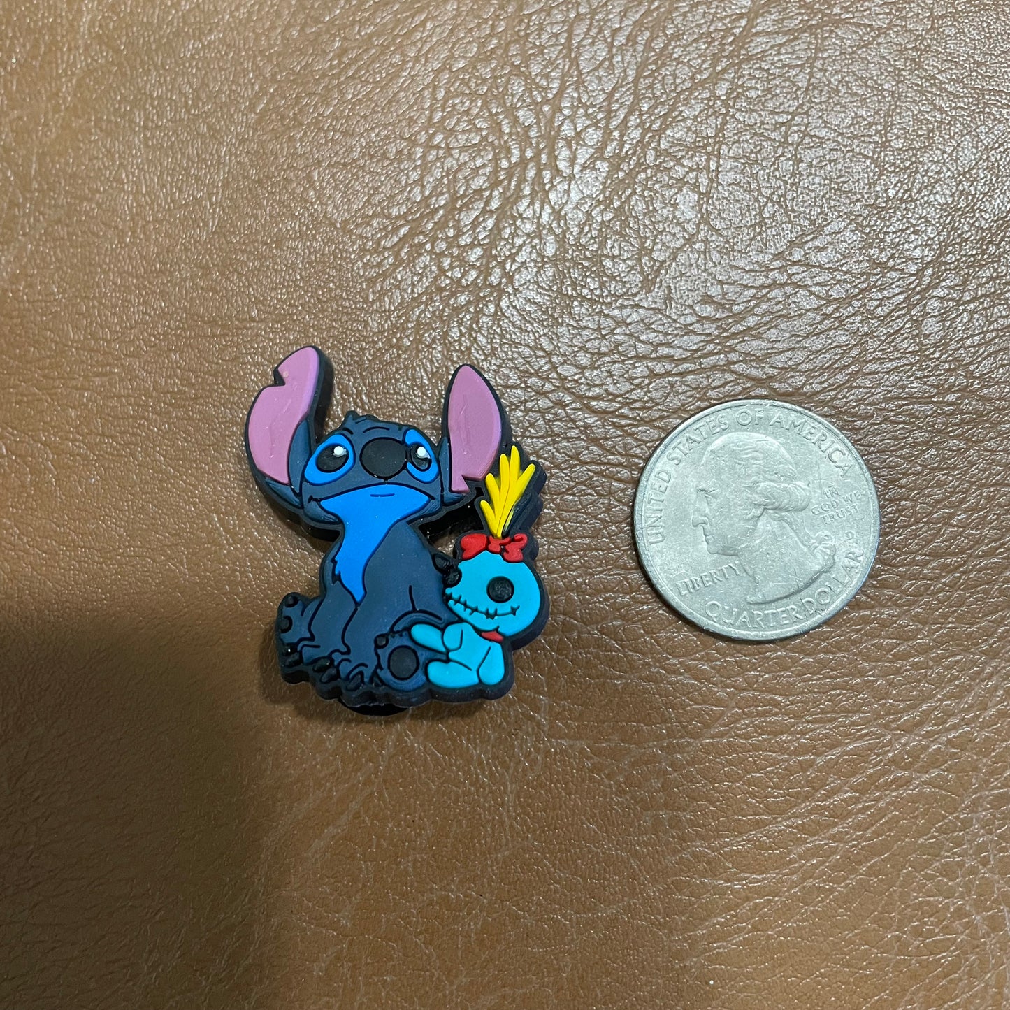 Blue Alien with Doll Shoe Charm