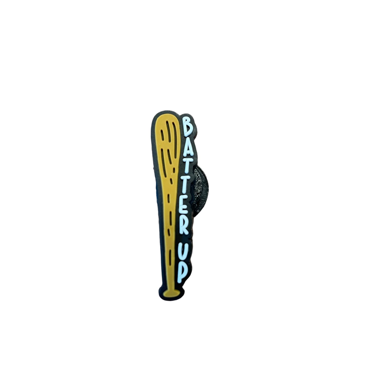 Batter Up Baseball Bat Croc Charm