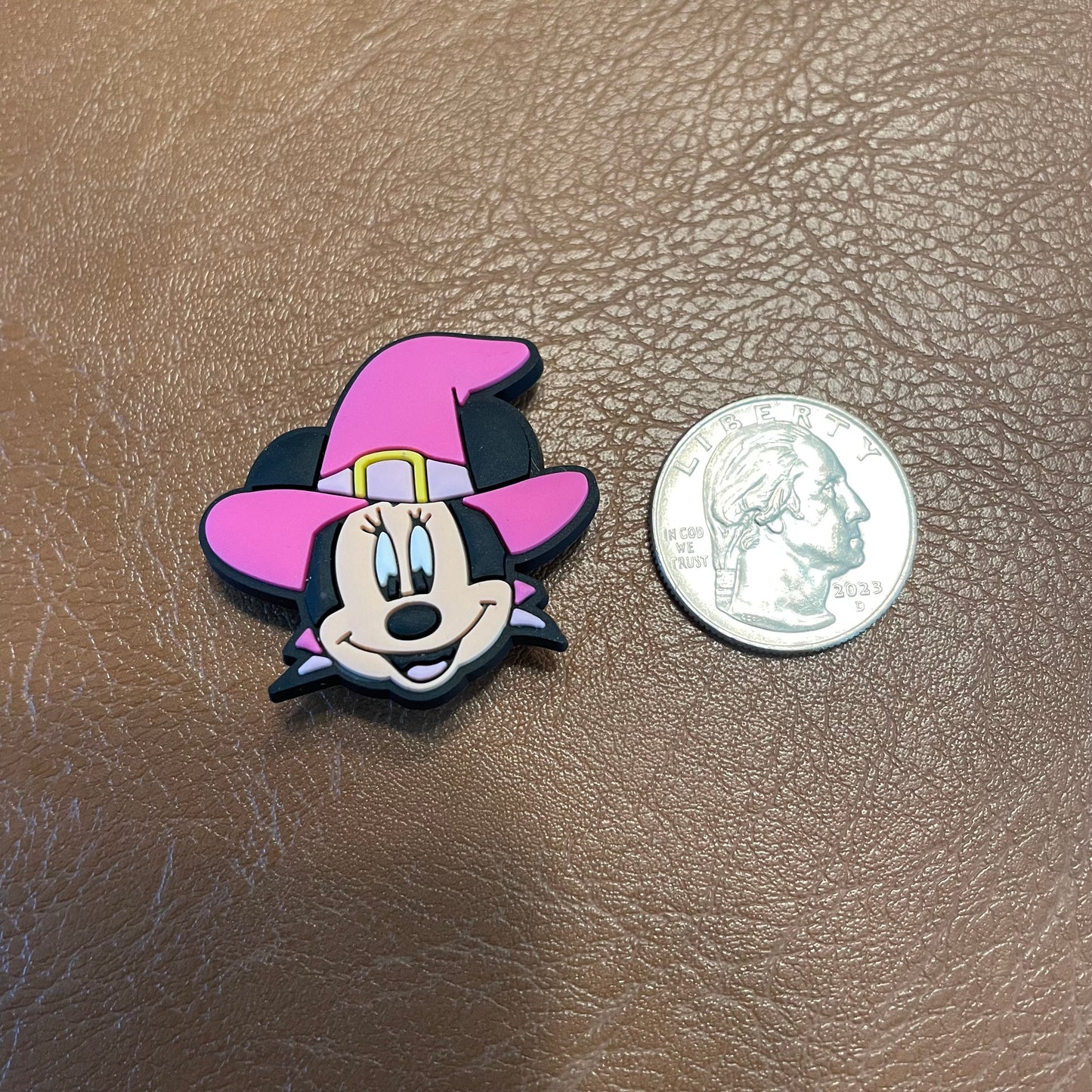 Minnie Witch Croc Charm