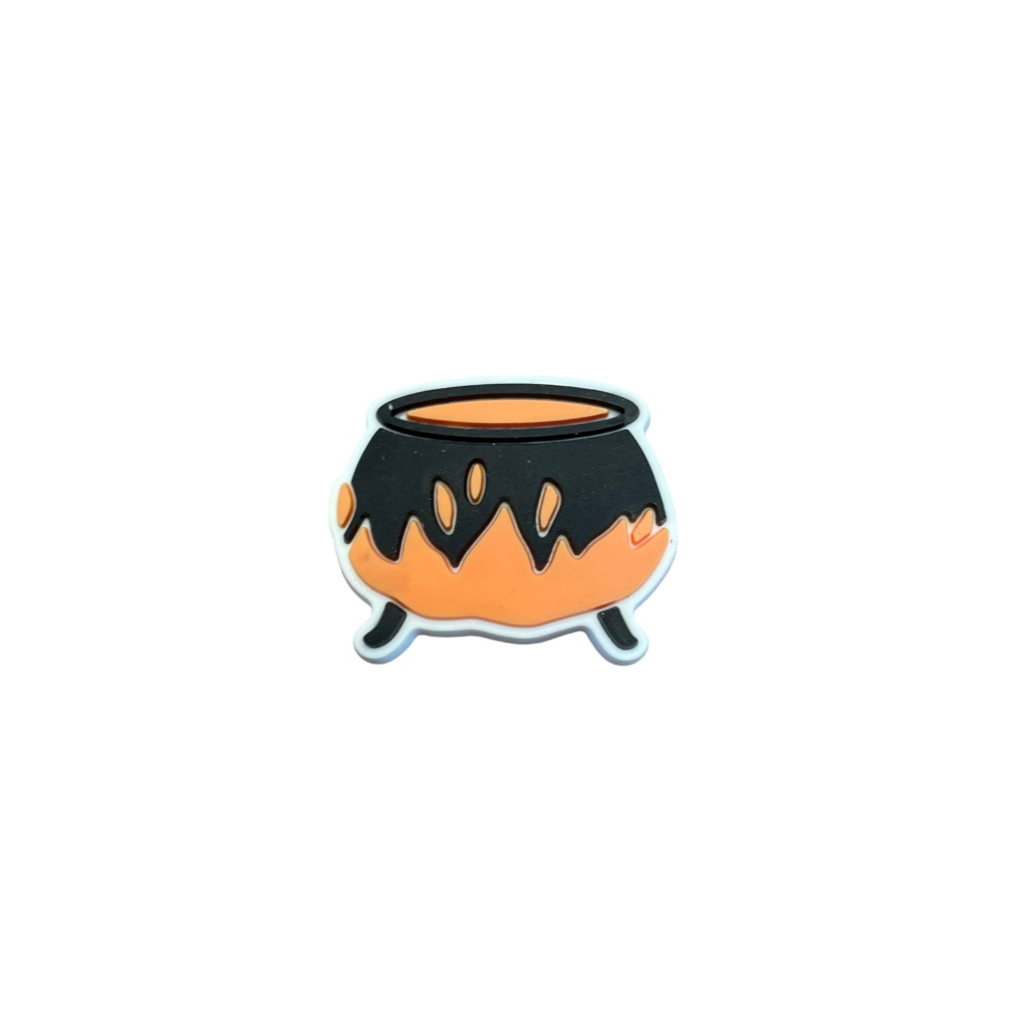 Witches Cauldron Croc Charm