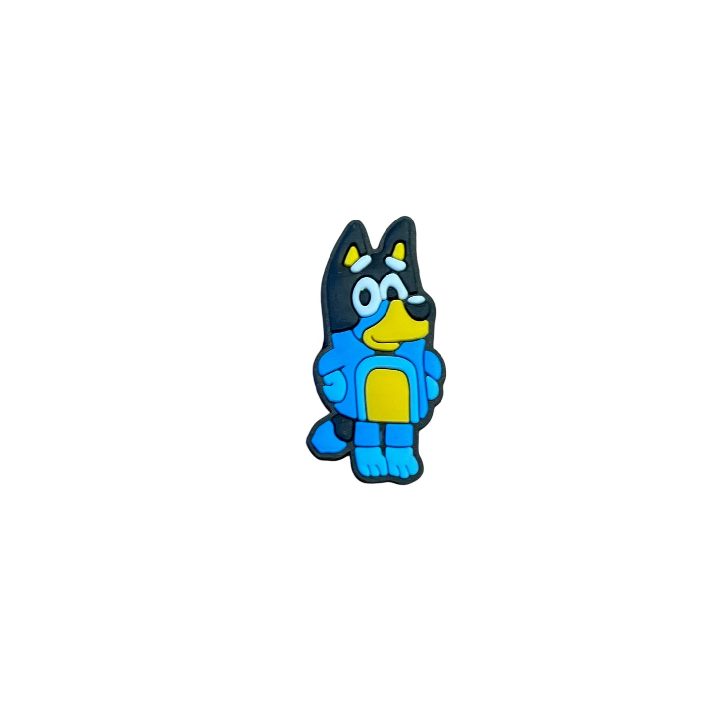 Blue Dog Dad Croc Charm
