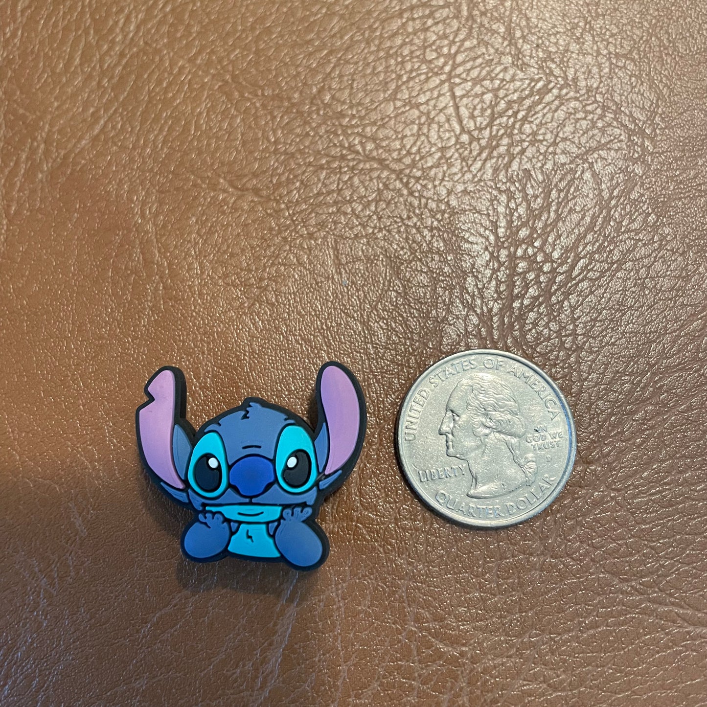 Blue Alien Croc Charm