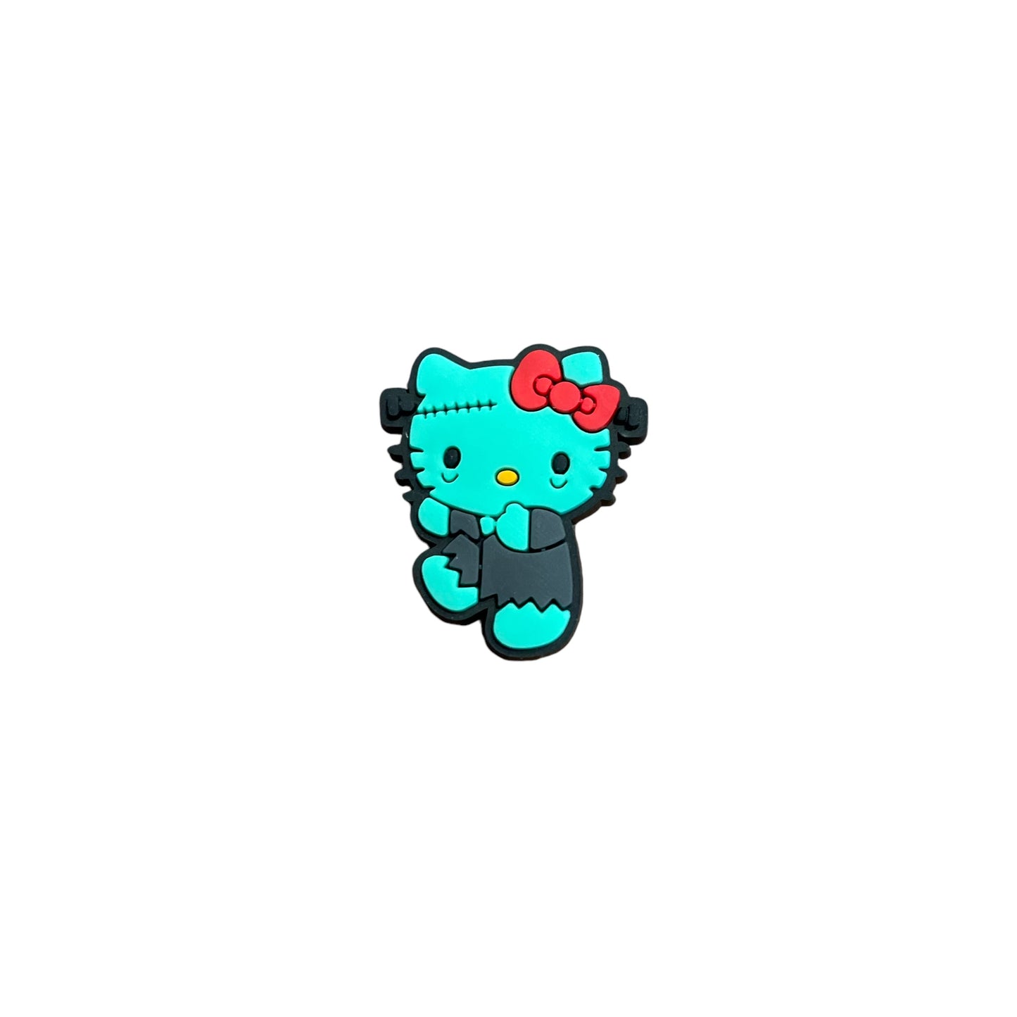 Frankenstein Kitty Croc Charm