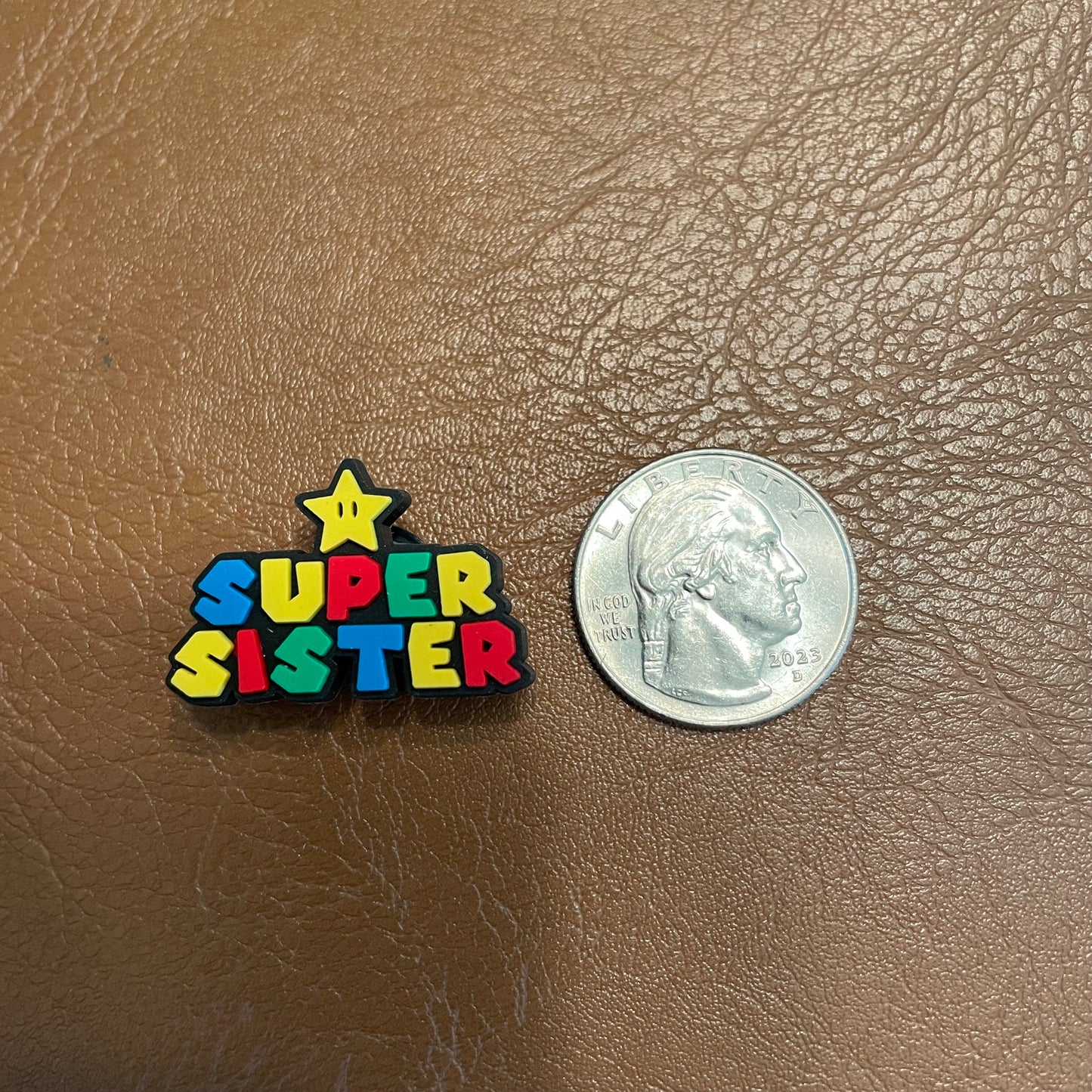 Super Sister Croc Charm