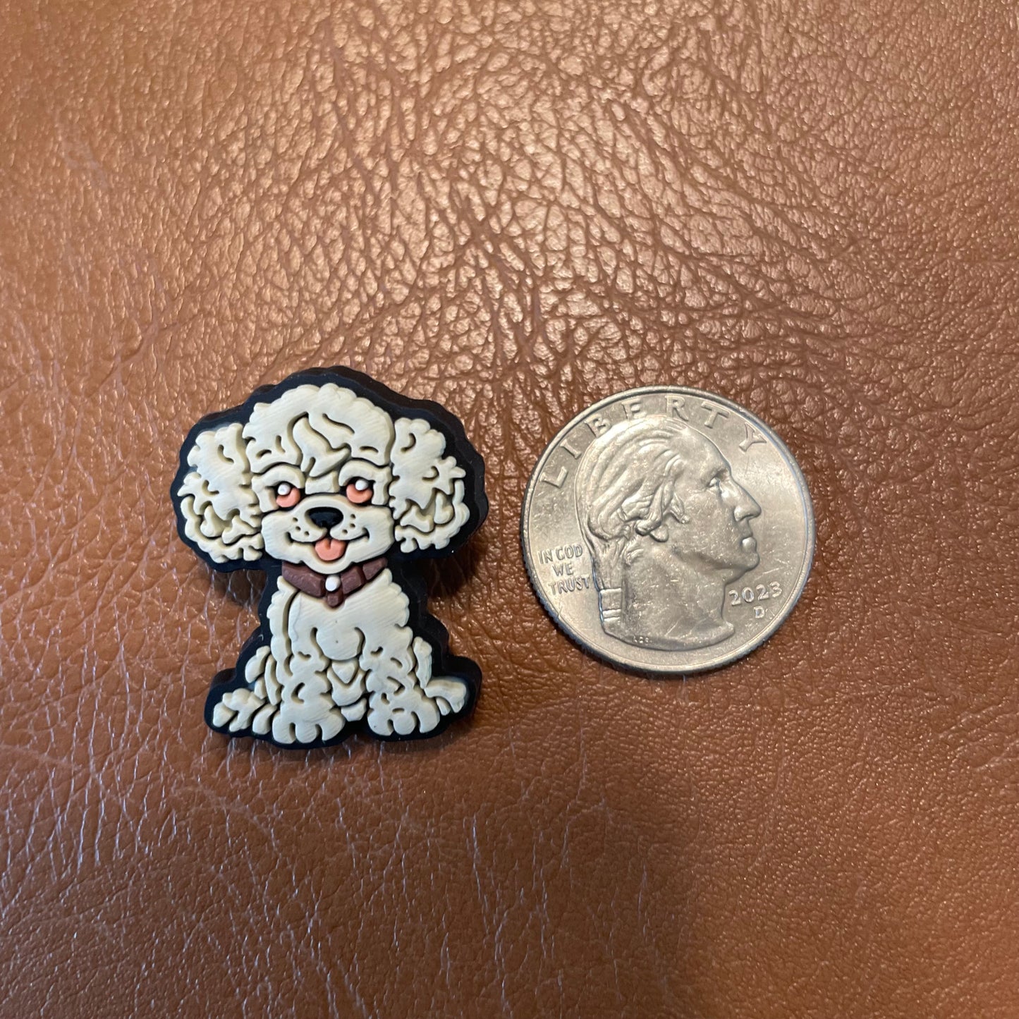 Poodle Croc Charm