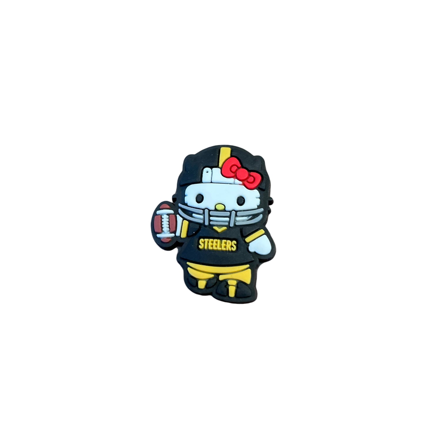 Kitty Pittsburgh Steelers Croc Charm
