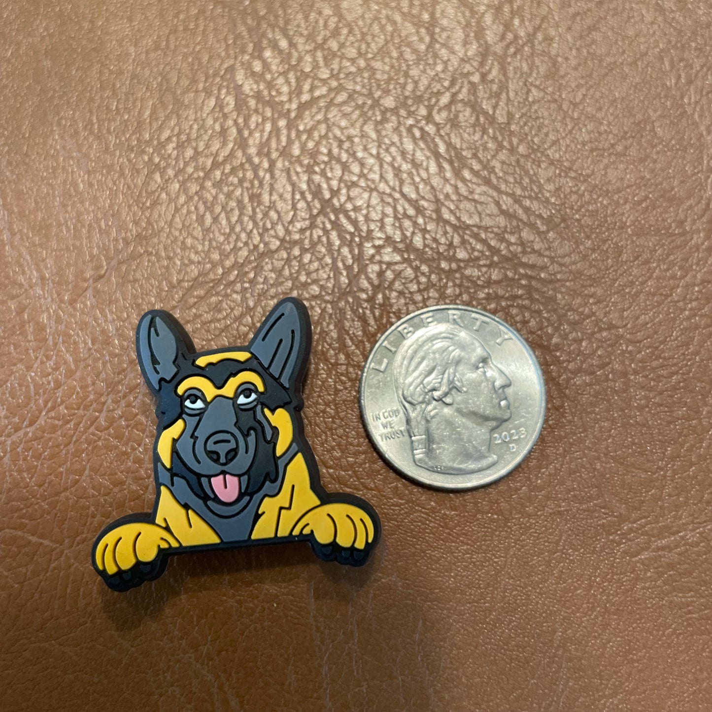 German Shepherd Dog Croc Charm