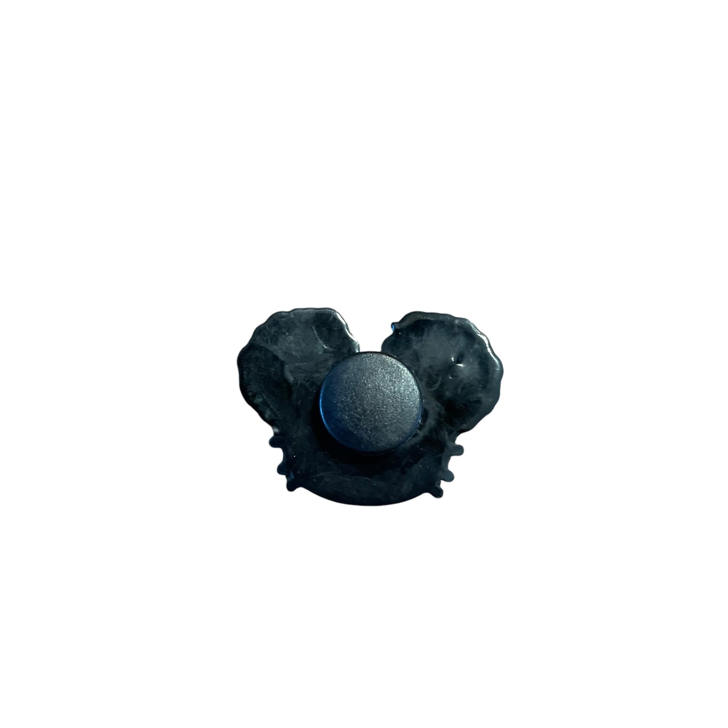 Kitty Afro Puff Croc Charm