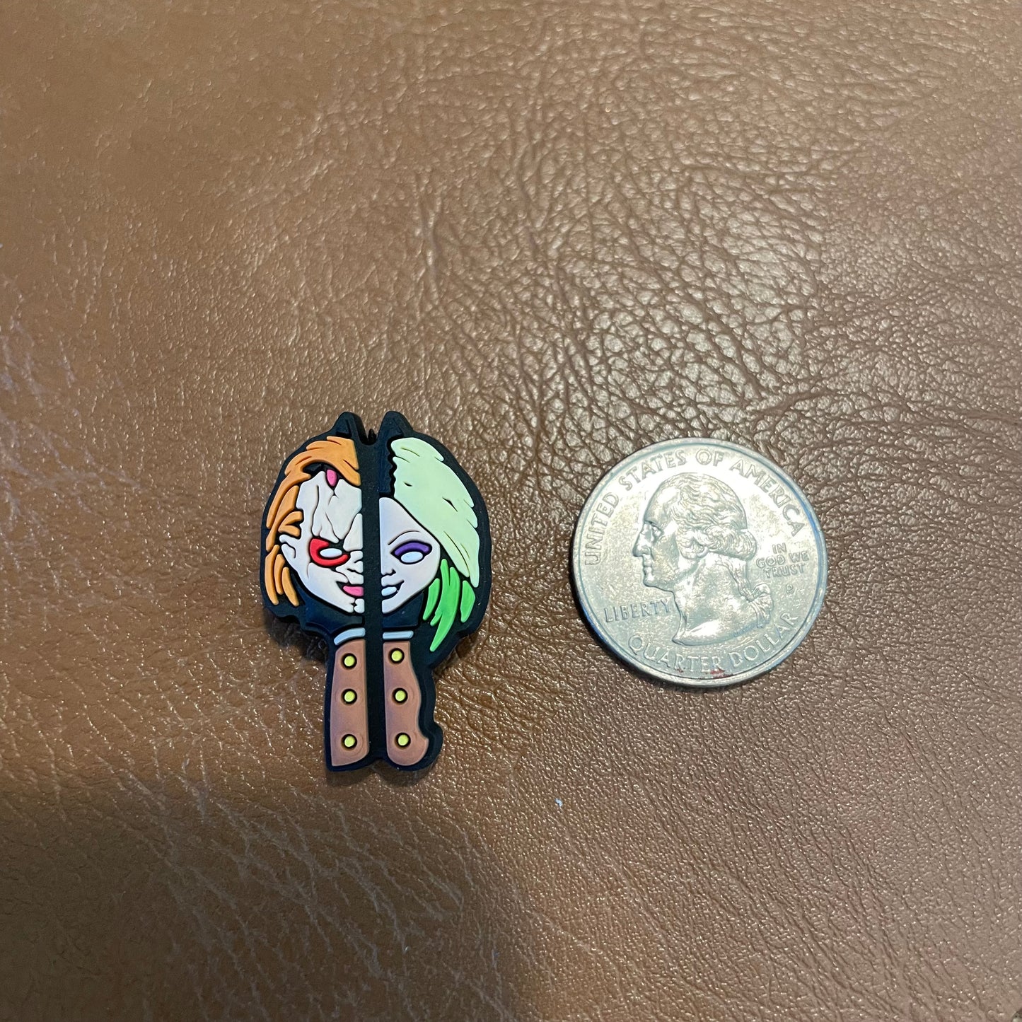 Chucky and Bride Knives Croc Charm