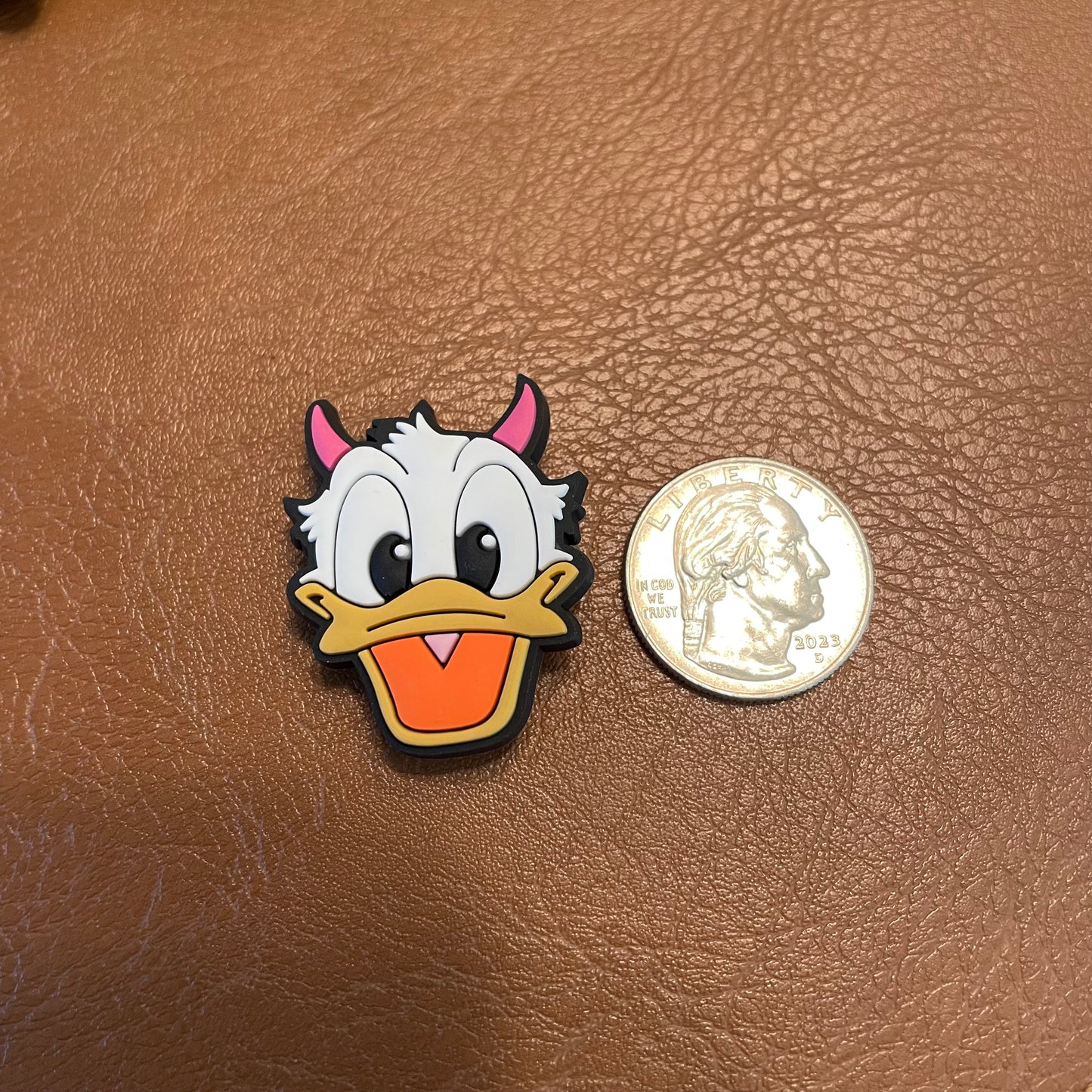 Devil Duck Croc Charm