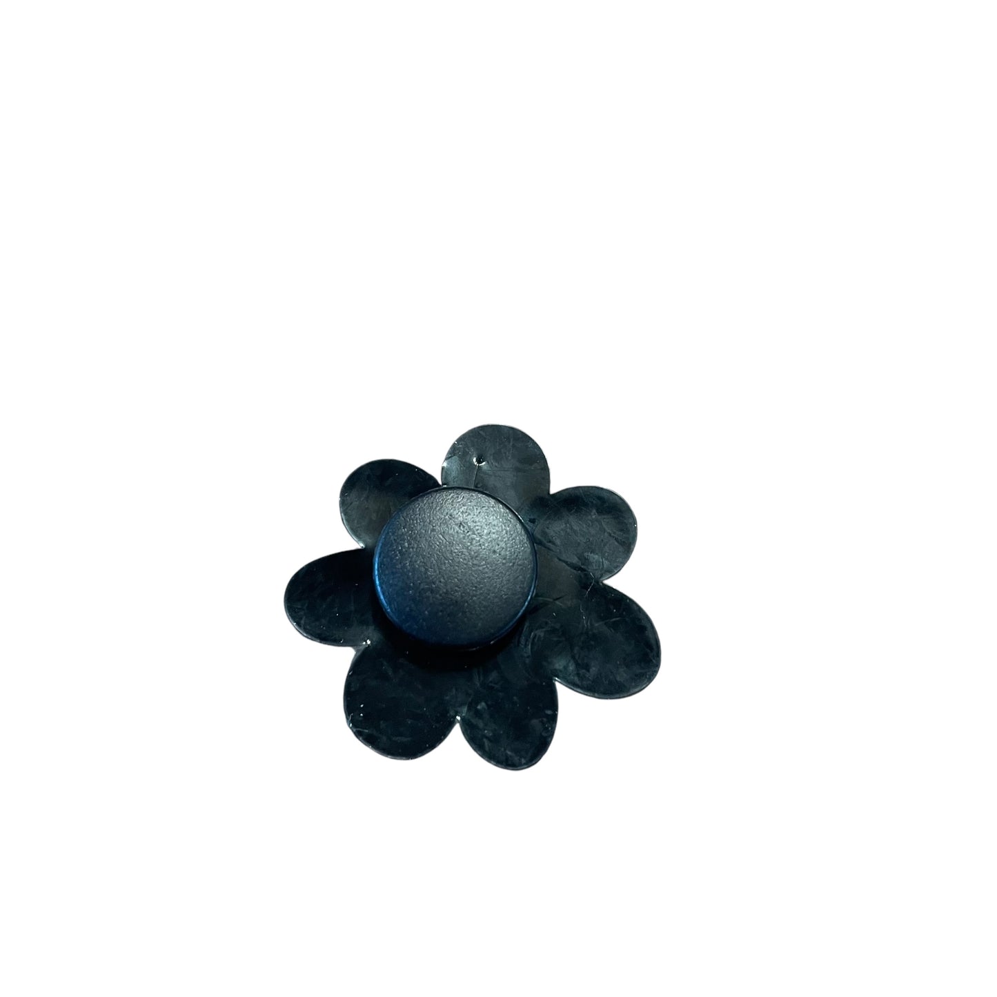 Pink Smiley Face Flower Croc Charm