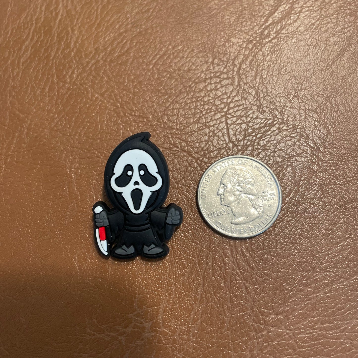Ghostface Croc Charm