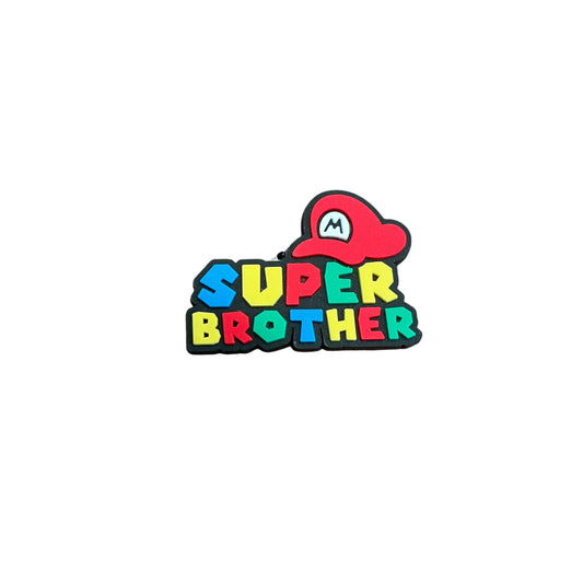 Super Brother Croc Charm