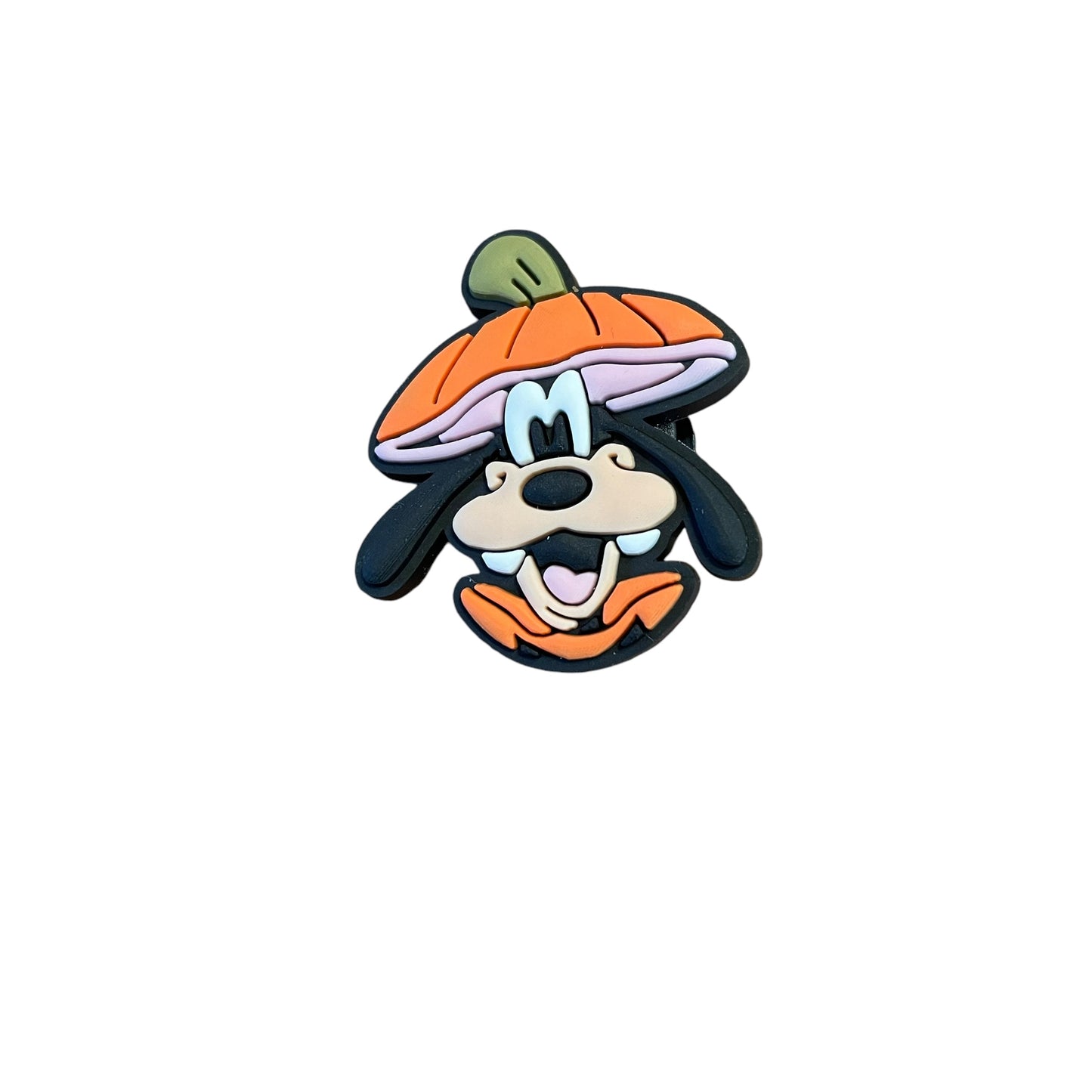 Goofy Pumpkin Croc Charm